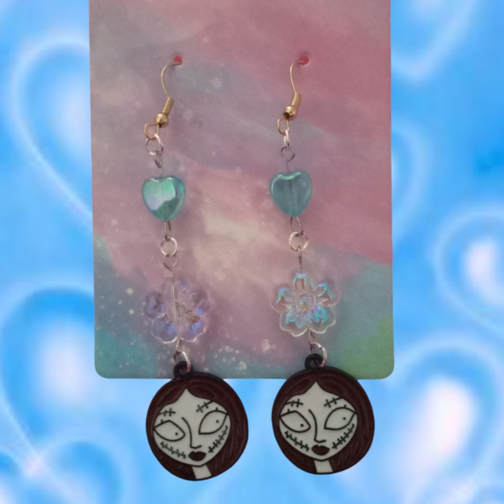Sally nightmare before Xmas earrings